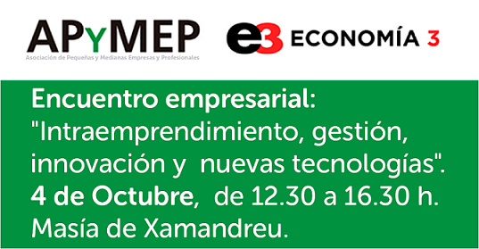 Apymep organiza un evento sobre intraemprendimiento, innovación y nuevas tecnologías